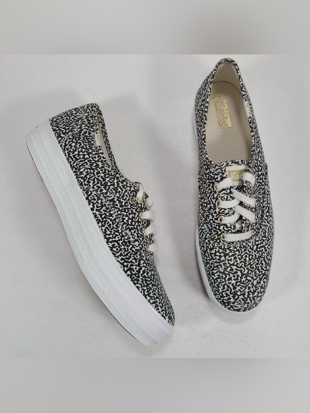Keds Triple CVO Kick Platform Black White Casual Sneakers Women Size 10